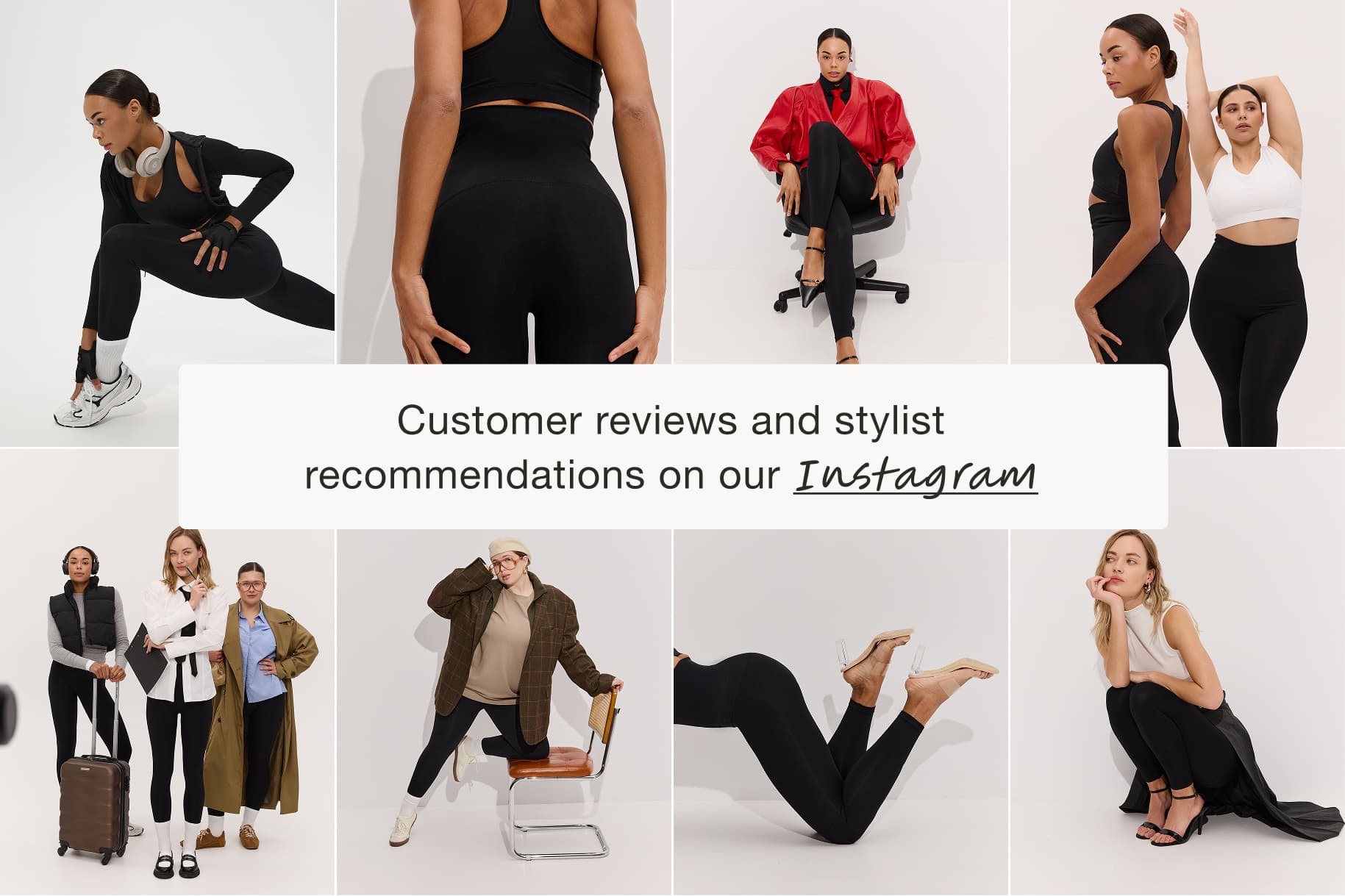 Customer reviews and stylist recommendations on our Instagram